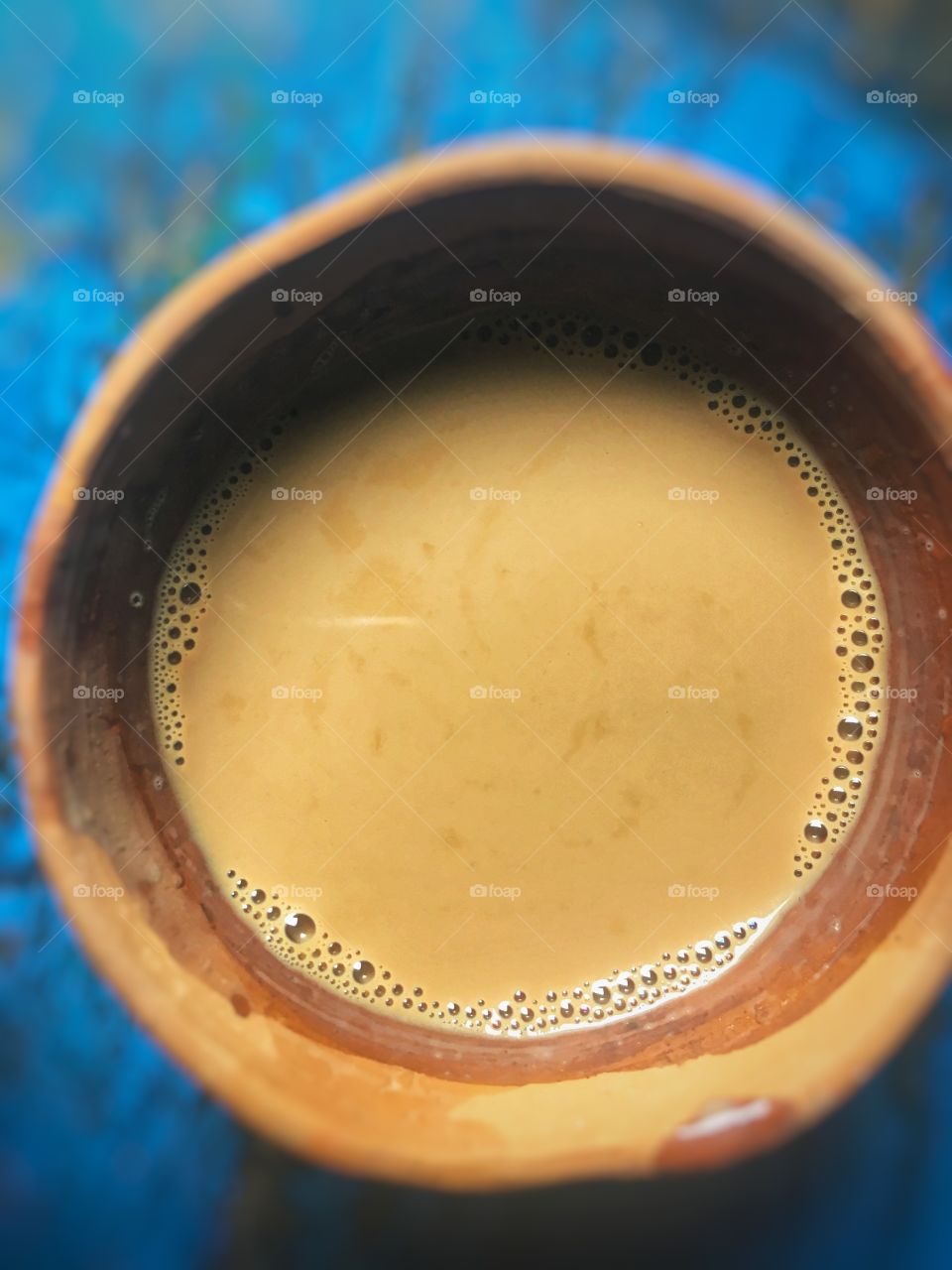 Tea in Earthen glass