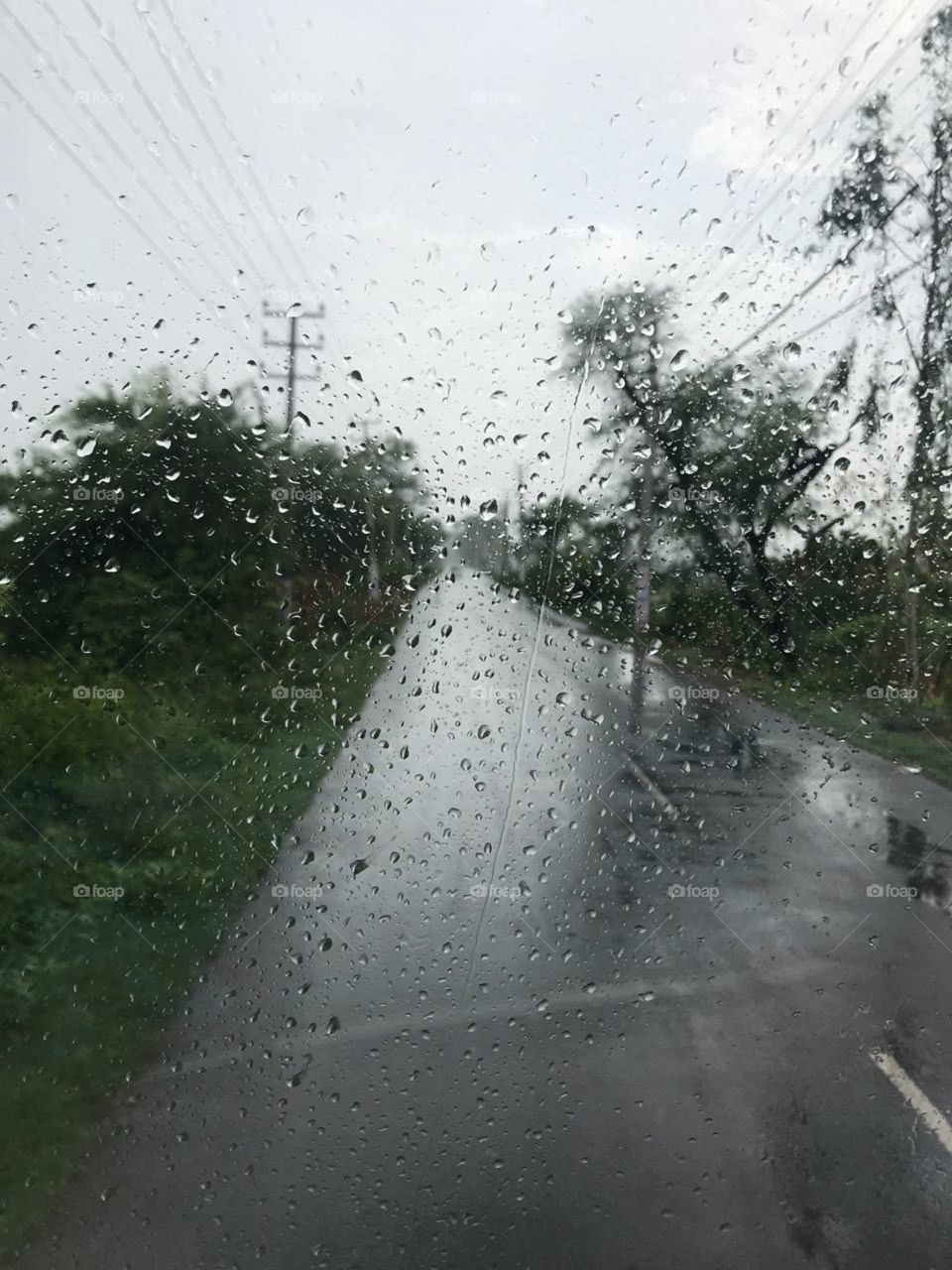 Monsoon in village 