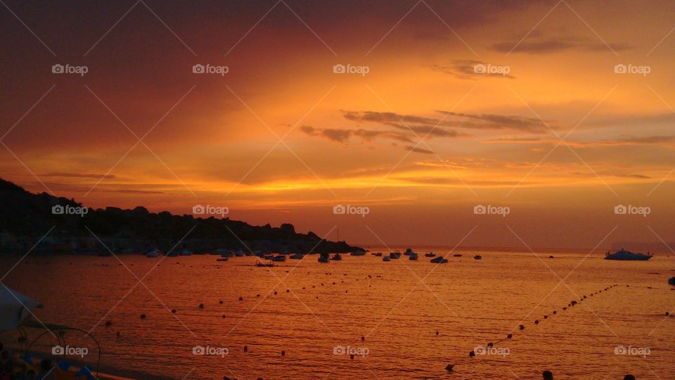 Golden Hour in Malta. Gnejna Bay