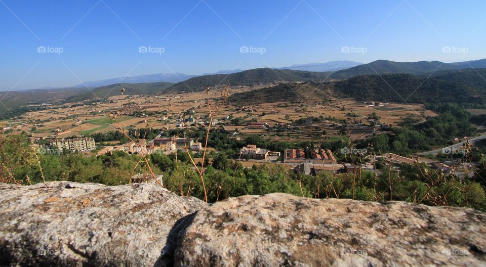 Views of countryside Cardona Spain 