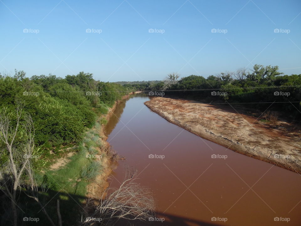 river picture. This is another picture of the Brazos river located south of Graham Texas