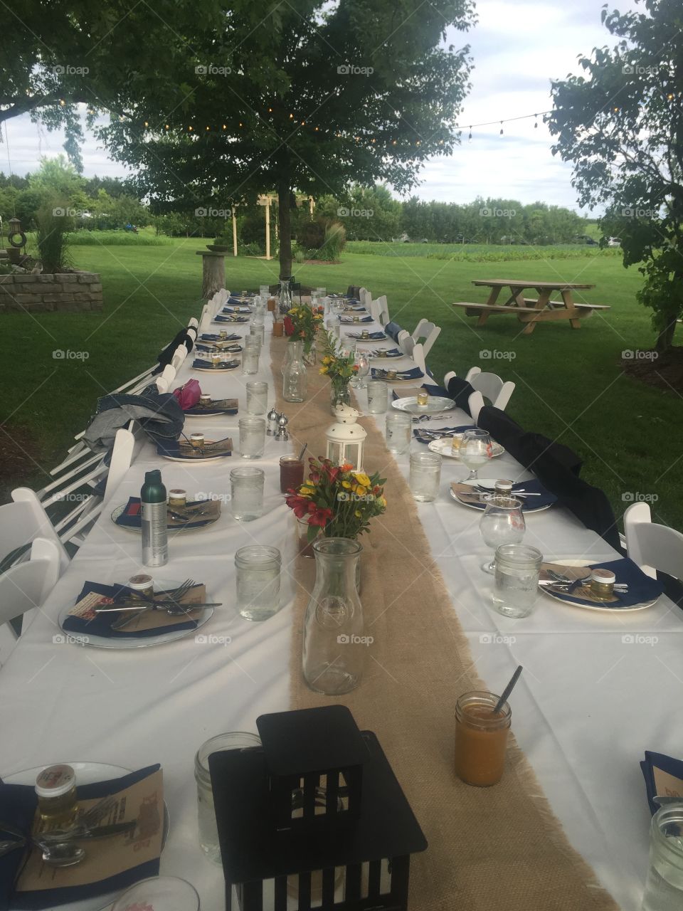 Farm Dinner Table