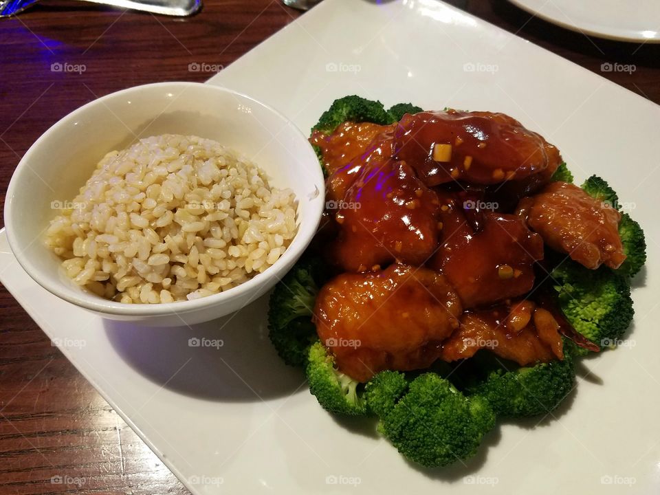 General Tso's Soy Protein.