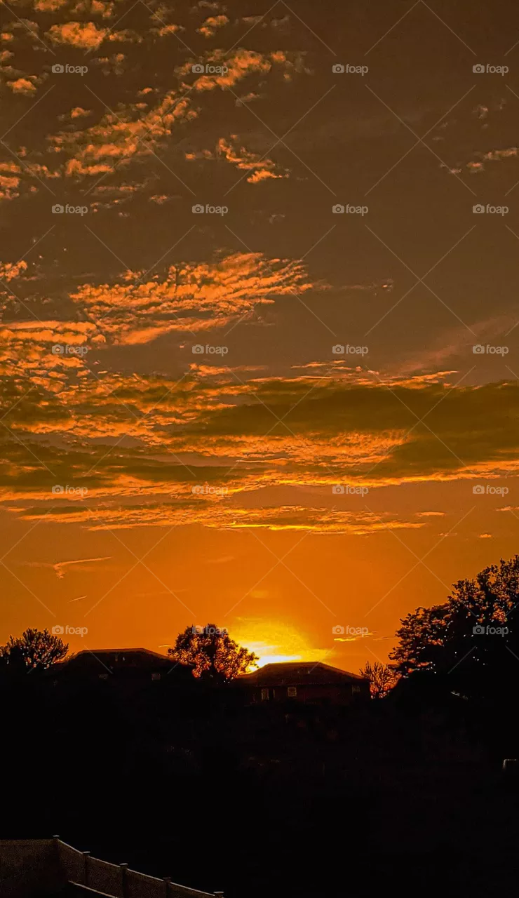 orange sunset