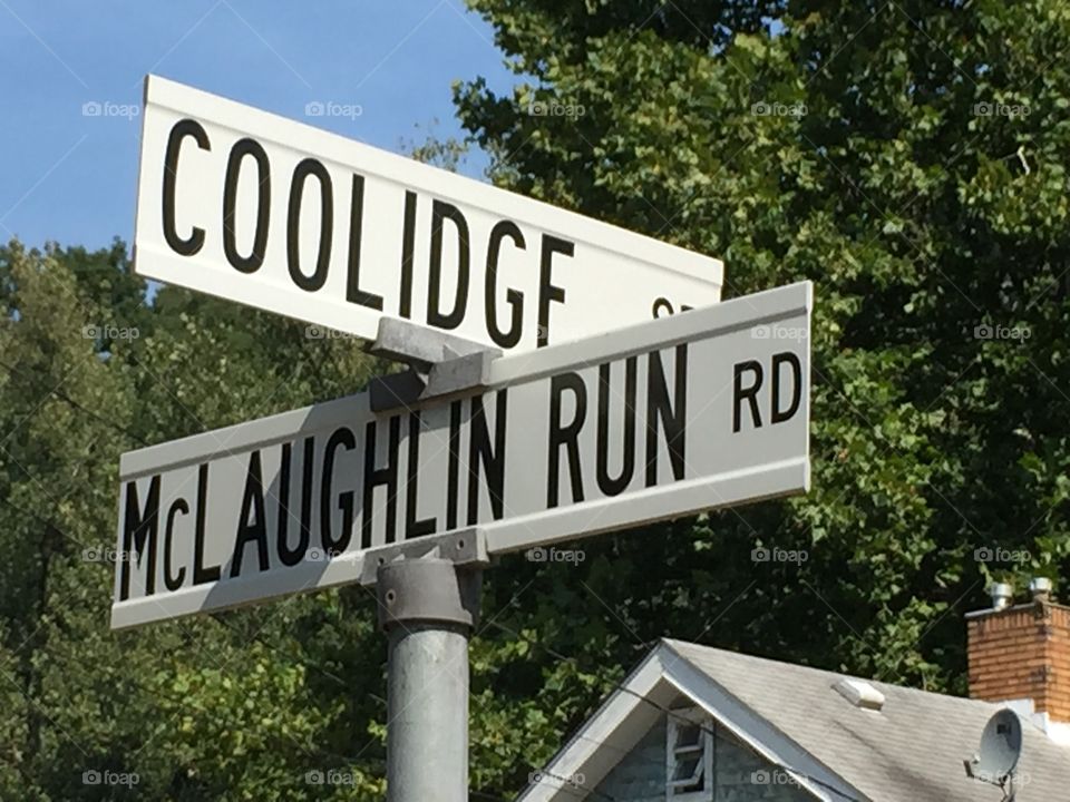 COOLIDGE ST at McLAUGHLIN RD