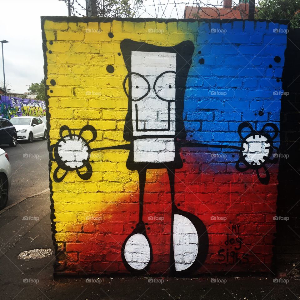 Street art around Birmingham 