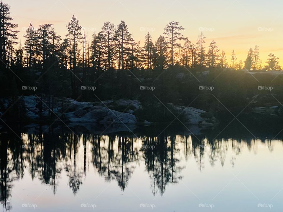 Sword Lake in Stanislaus National Forest 