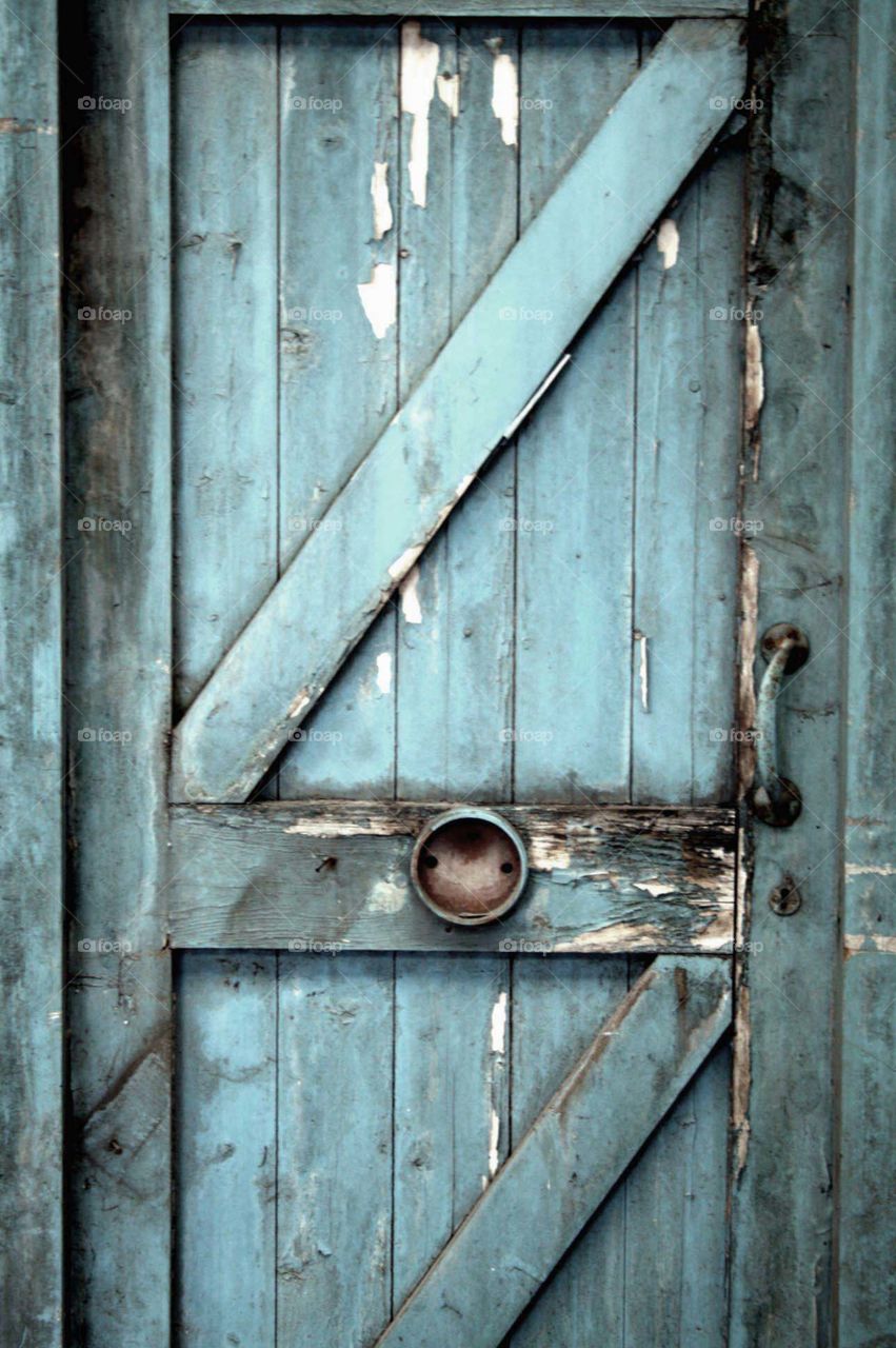 Doors are beautiful . Door to an abandoned shed on an old camper can park 