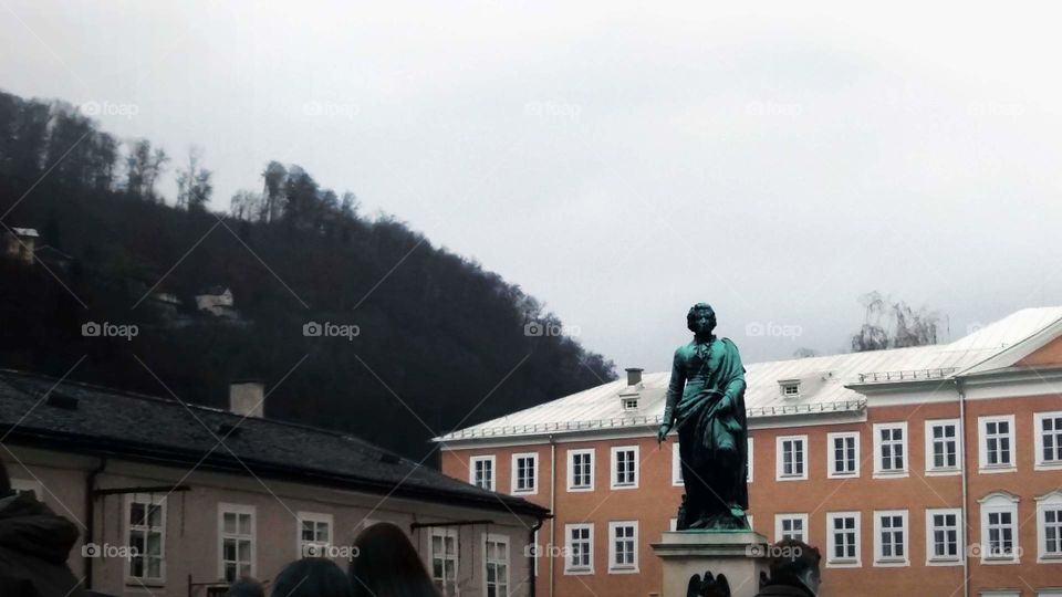 View in Salzburg, during my winter trip to Austria.
