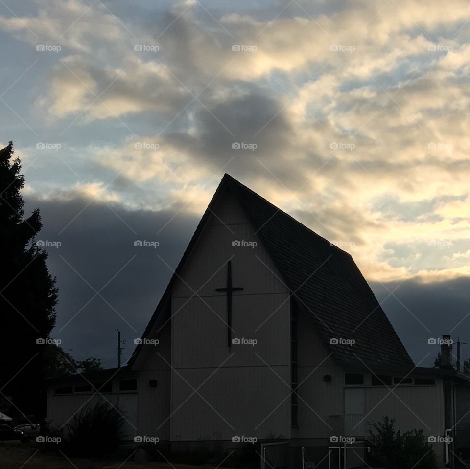 Church with sky 