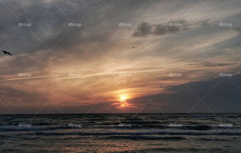 Black Sea sunrise in Mamaia  - estraub