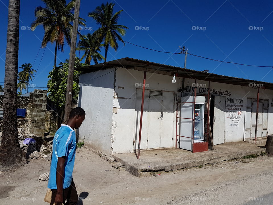 Going to the shop - Zanzibar