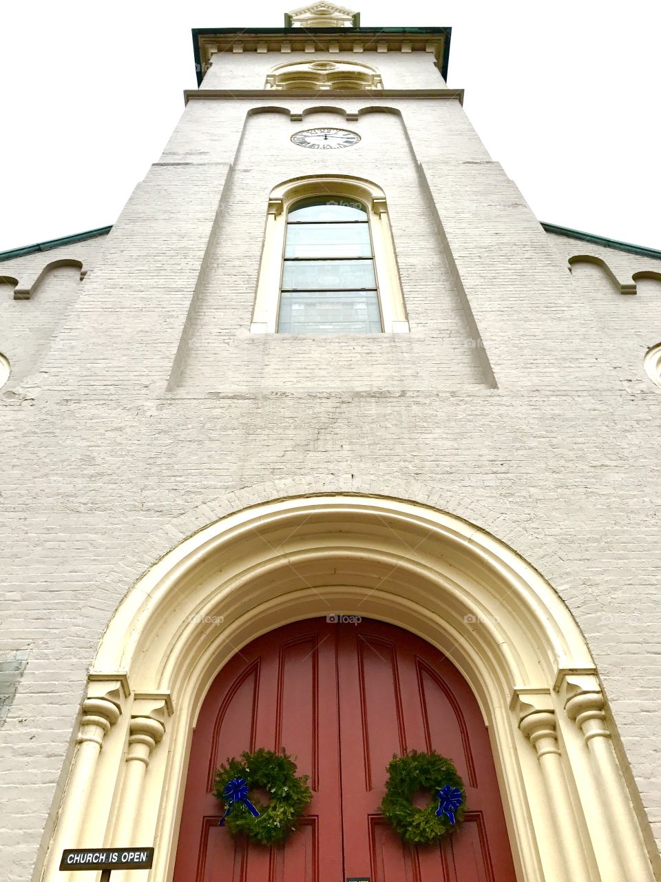 Arched door at St George Church