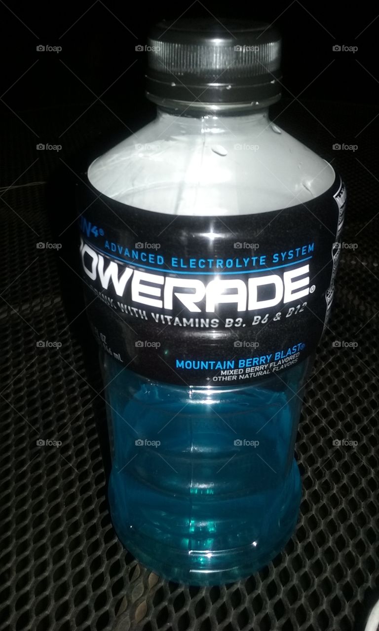 Powerade shot!