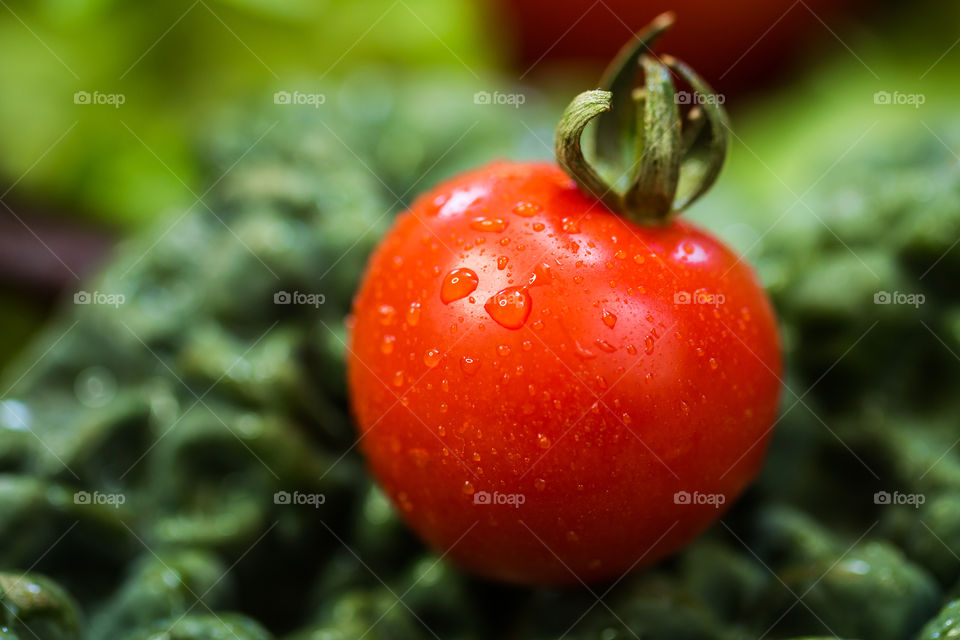 Single Ripe Tomatoe