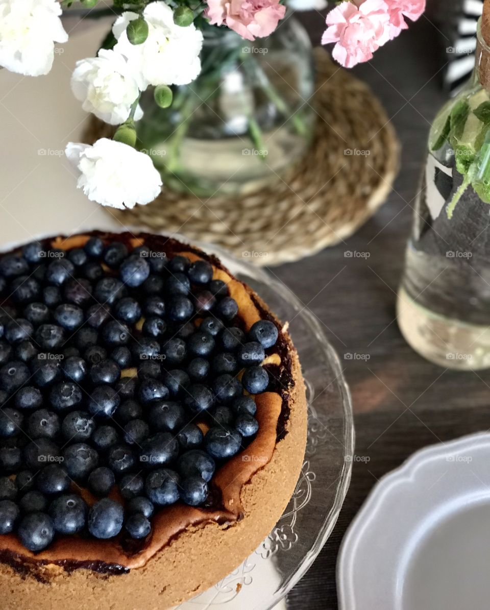 Blueberry cake