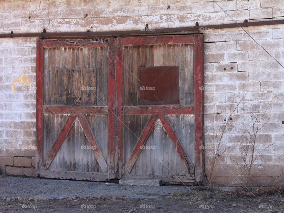 Old barn doors