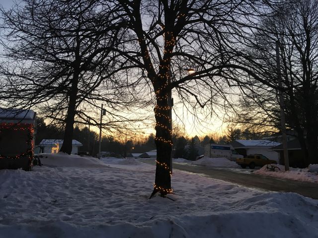 Sunset in Maine 