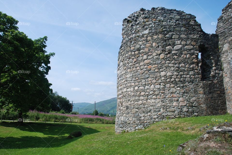 Tower from Inverlocky Castle, Scottish Highlands