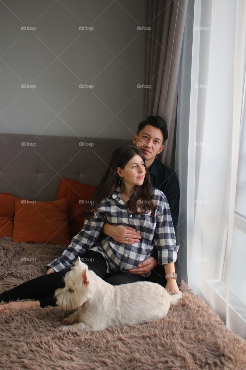 Couple is waiting for a baby 