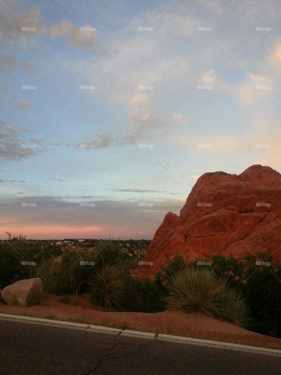 Garden of the Gods Sunset