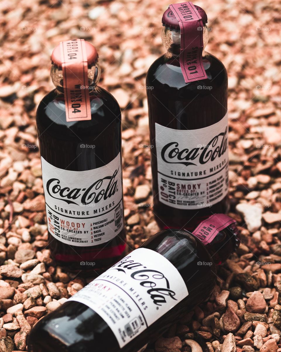 бутылочки кока-кола