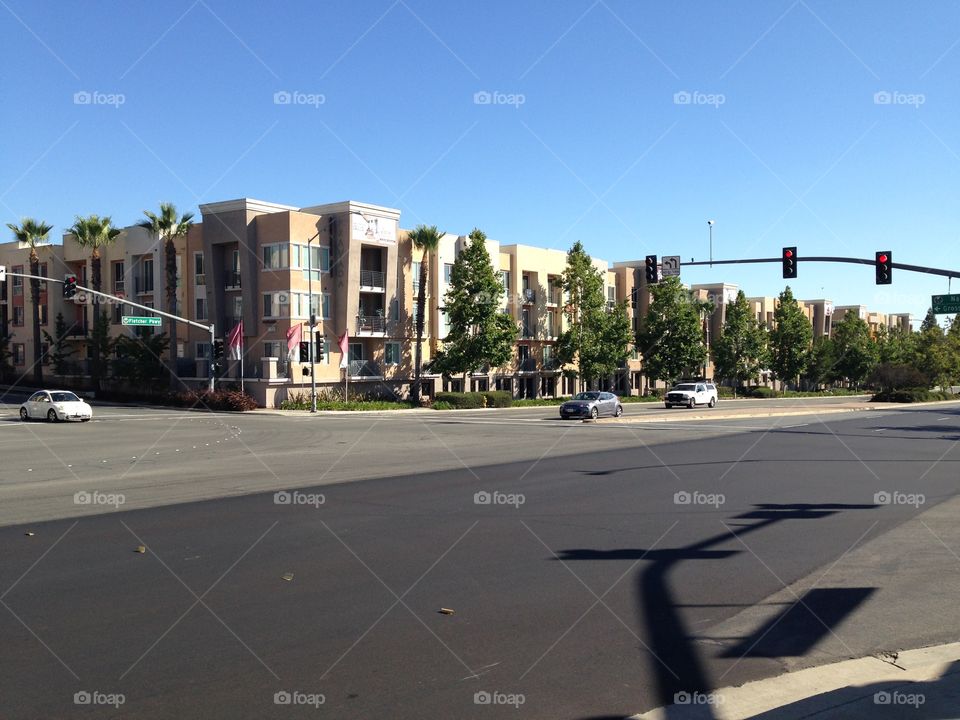 A street corner in La Mesa