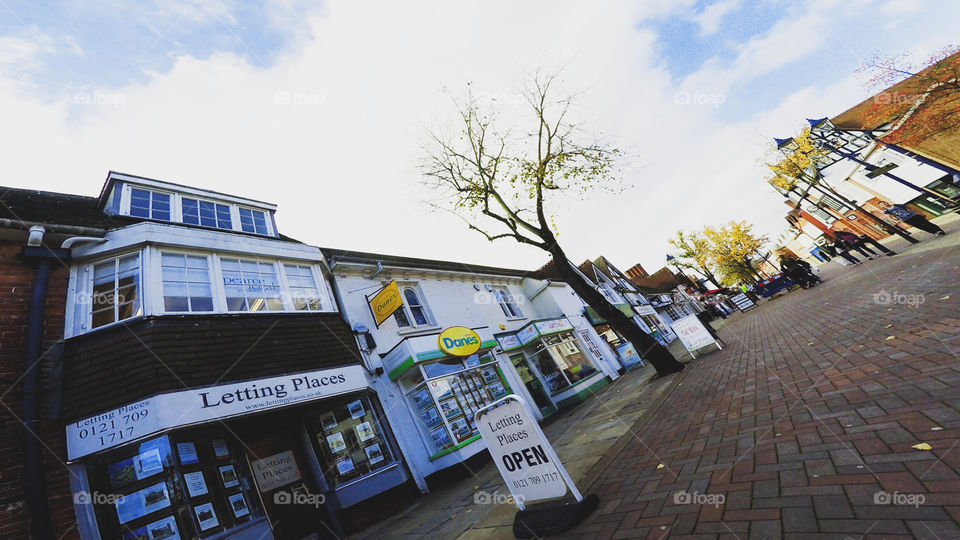 Street. High street shopping 