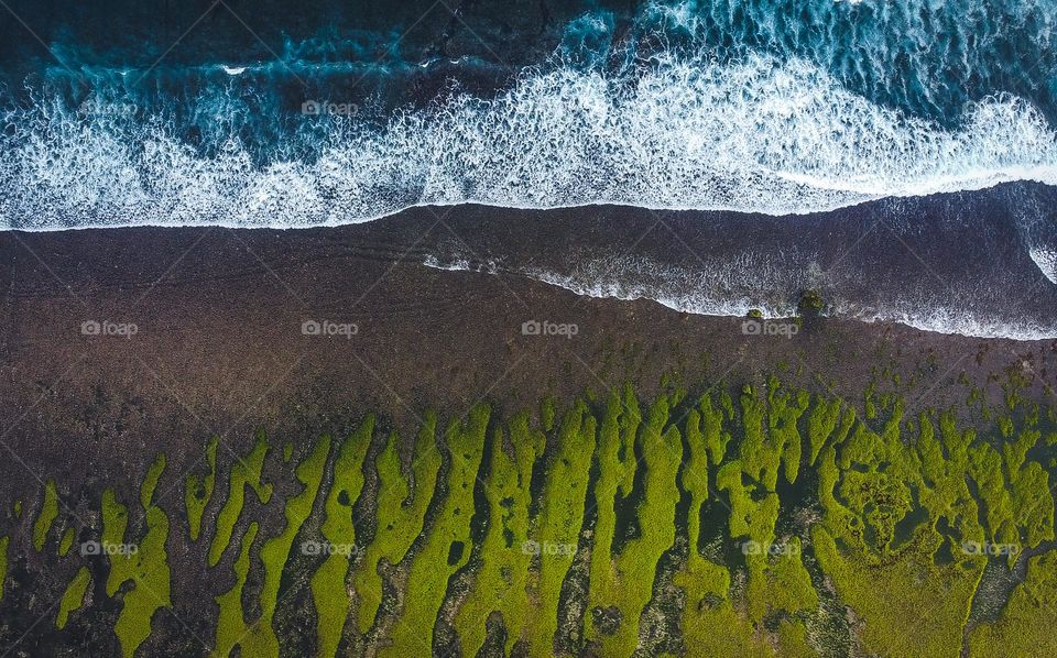 Beautiful bird’s eye view, Bali, Indonesia 