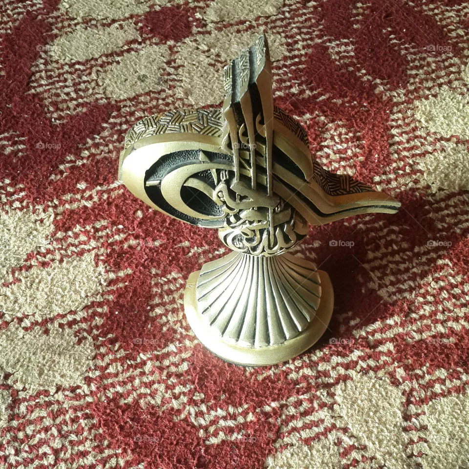One of wonderful hand gypsum work. It's a gift from my friend