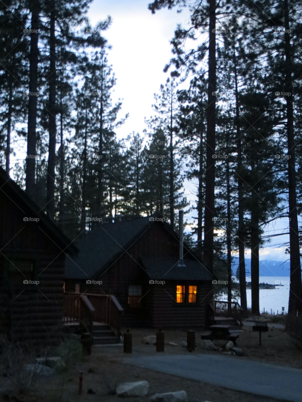 Wood, No Person, Tree, House, Snow