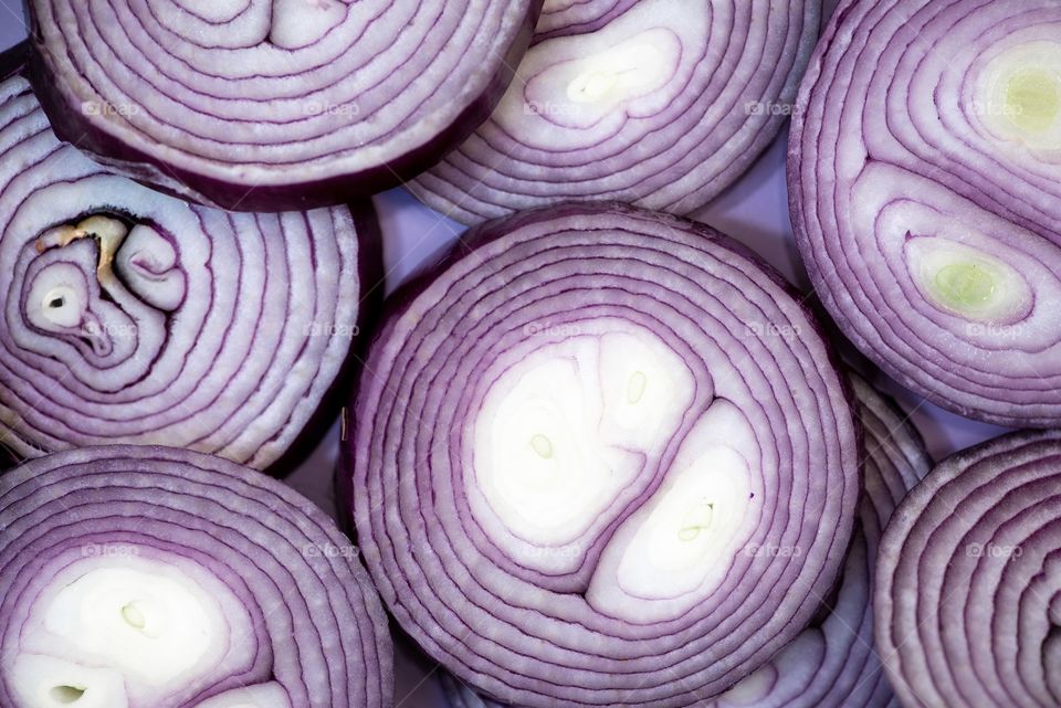 Texture. Circles. Round lines. Onions.