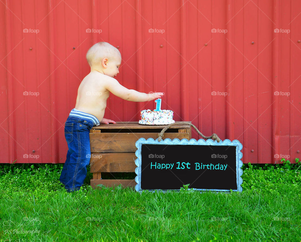 First birthday cake