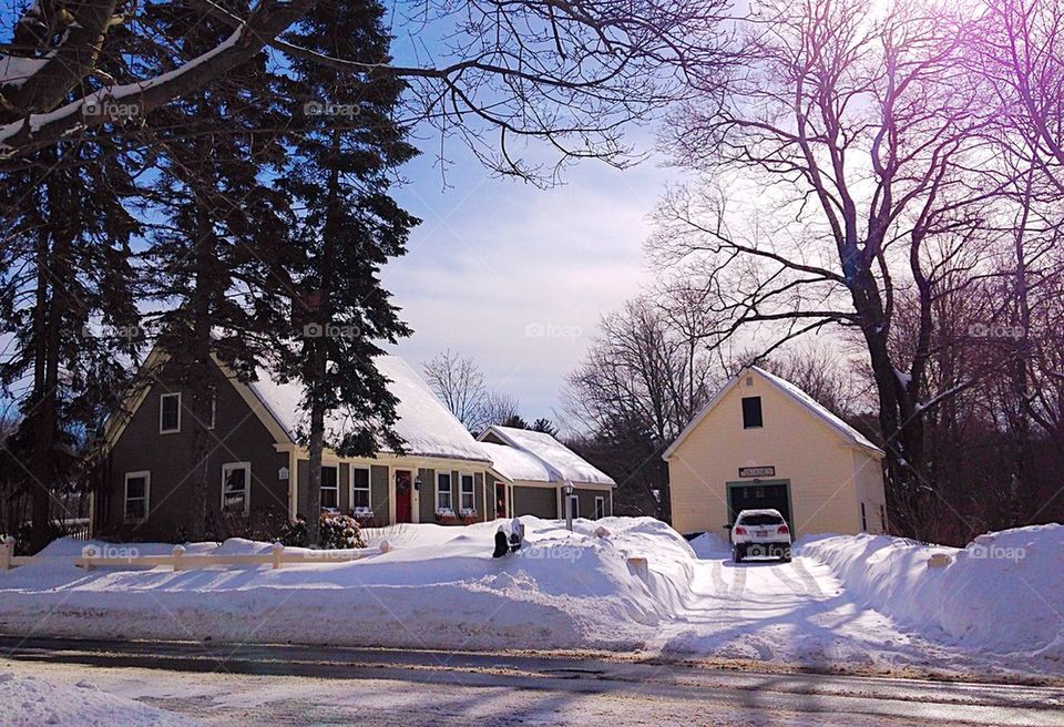 Antique Cape in winter 