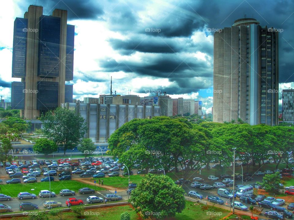 prédios céu arquitetura