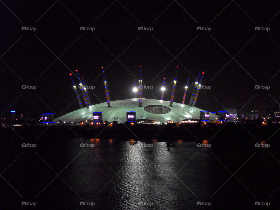london river night sky o2 by graham.harris