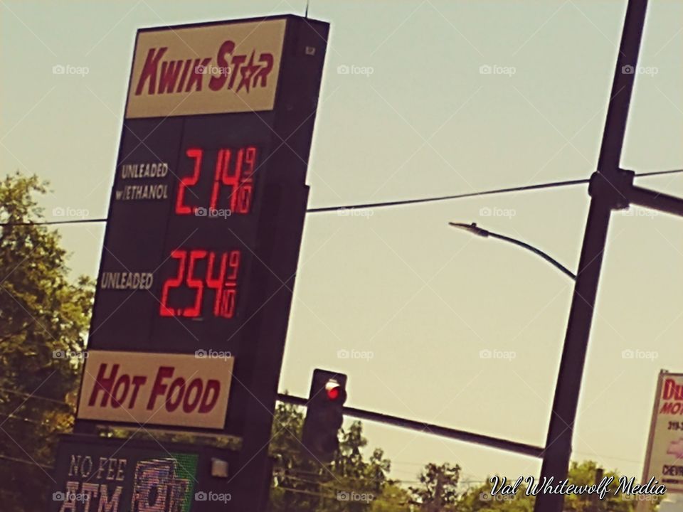 southern Iowa,gas station,flat,sky,clear