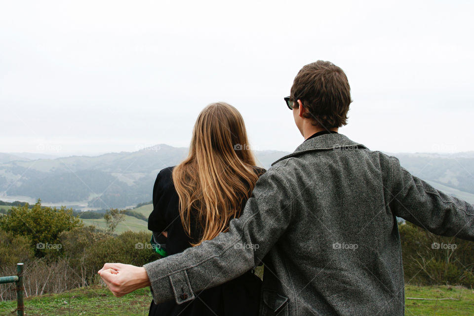 Landscape with couple 