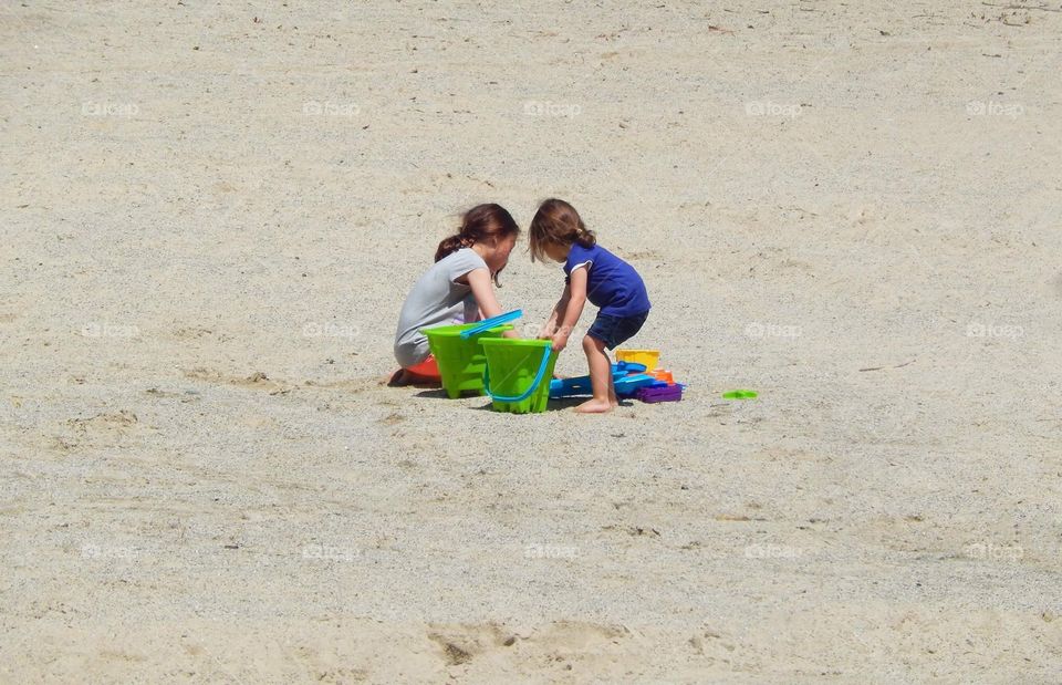 Sand, Beach, Seashore, Child, Fun