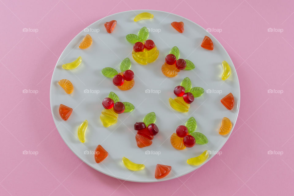 gummy fruits