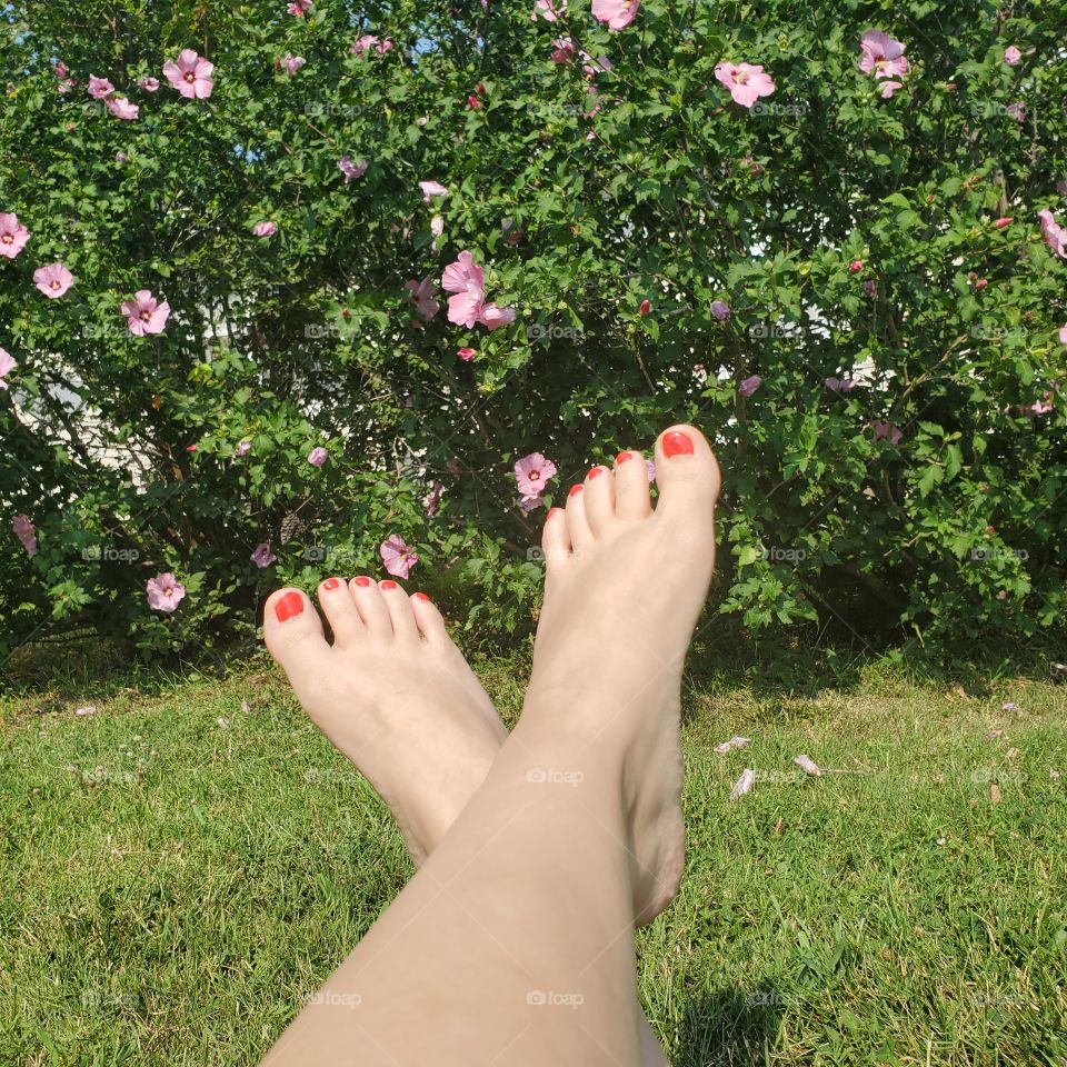 Relaxing Outside 💕