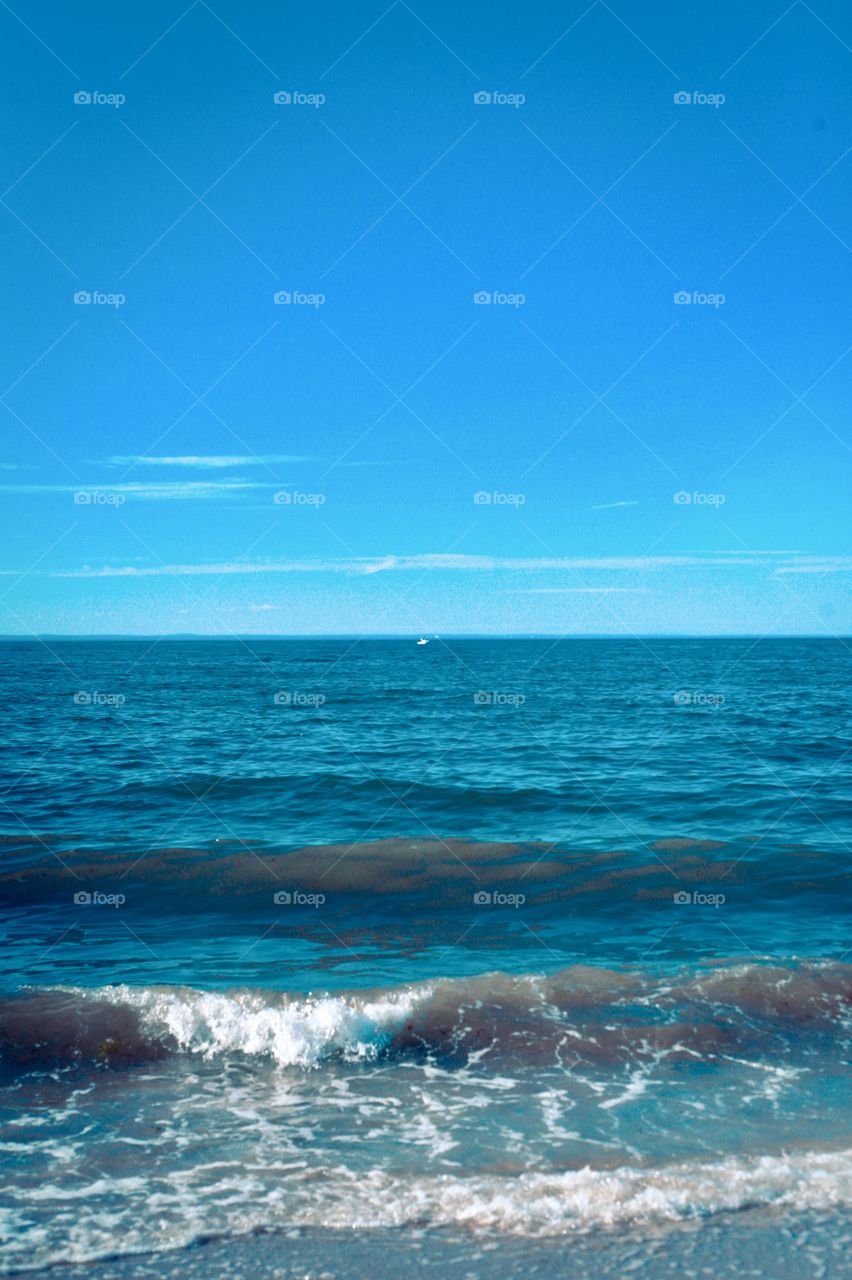 New York Sunken Meadow beach, summer, relaxation, people, swimming, sand, breeze, clear sky, day, warm, water, 