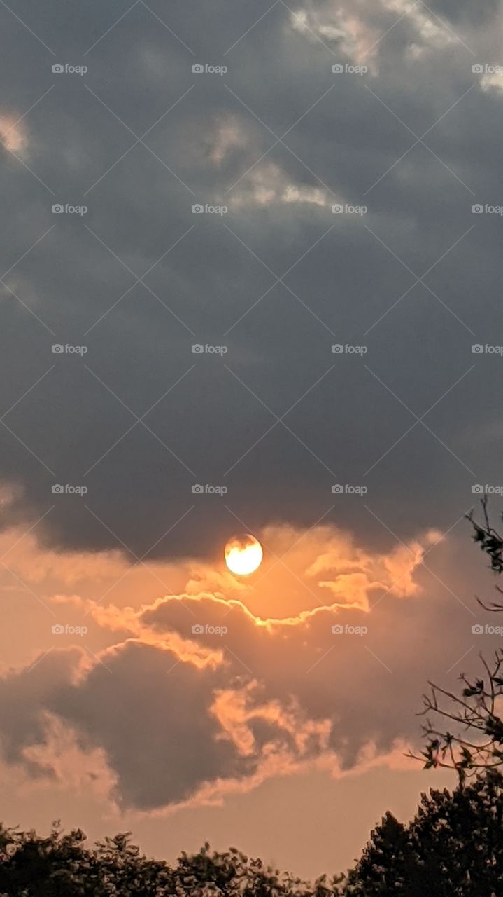 Watching the sun set