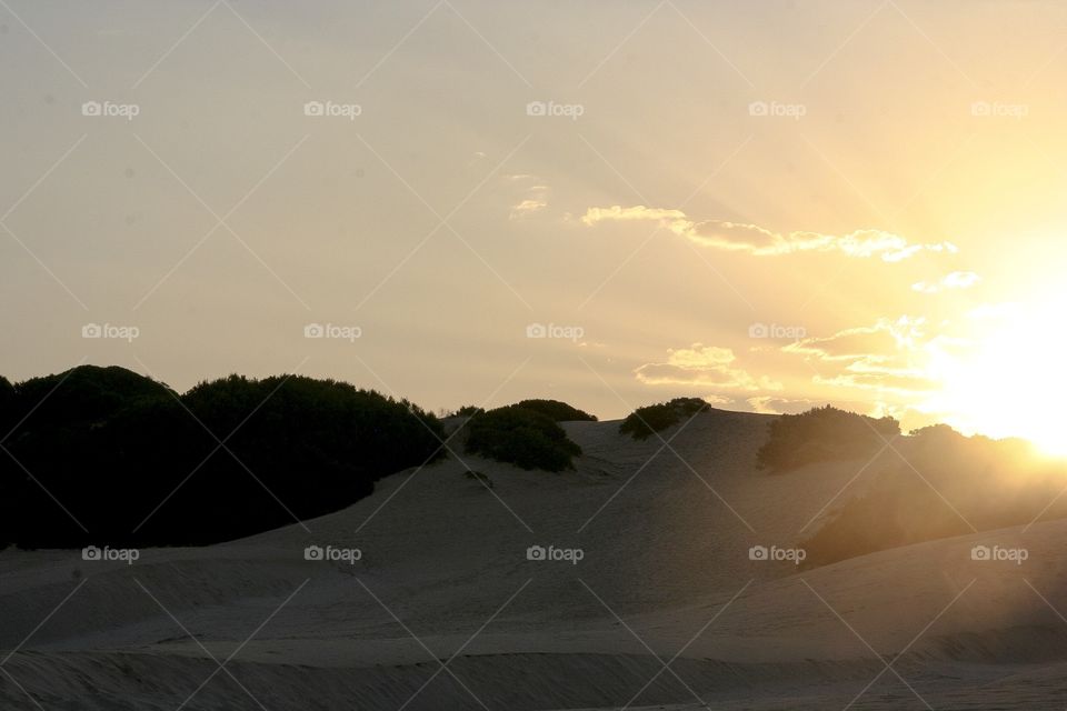 This beautiful sand dune sunset was taken in Jeffreys Bay on our recent trip to the coast