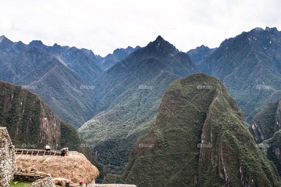 "Working to the top". Peru cusco 2014