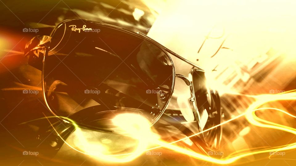 ray ban shades. took at a diner pom poms teahouse