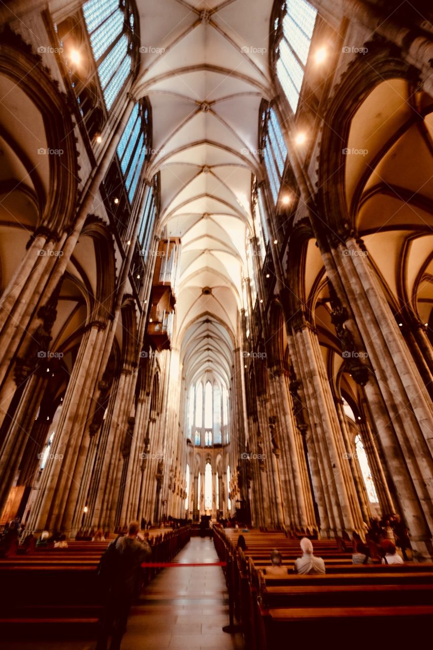 Interior of Cathedral of Koln.