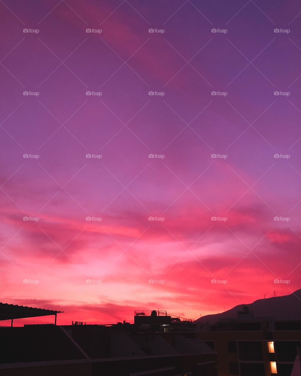 Beautiful sky,  Lima, Perú