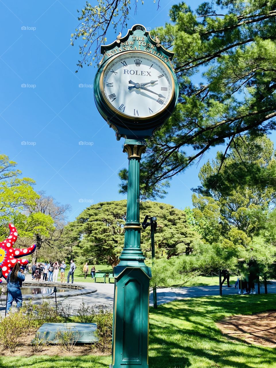 Rolex Clock at NYBG New York 