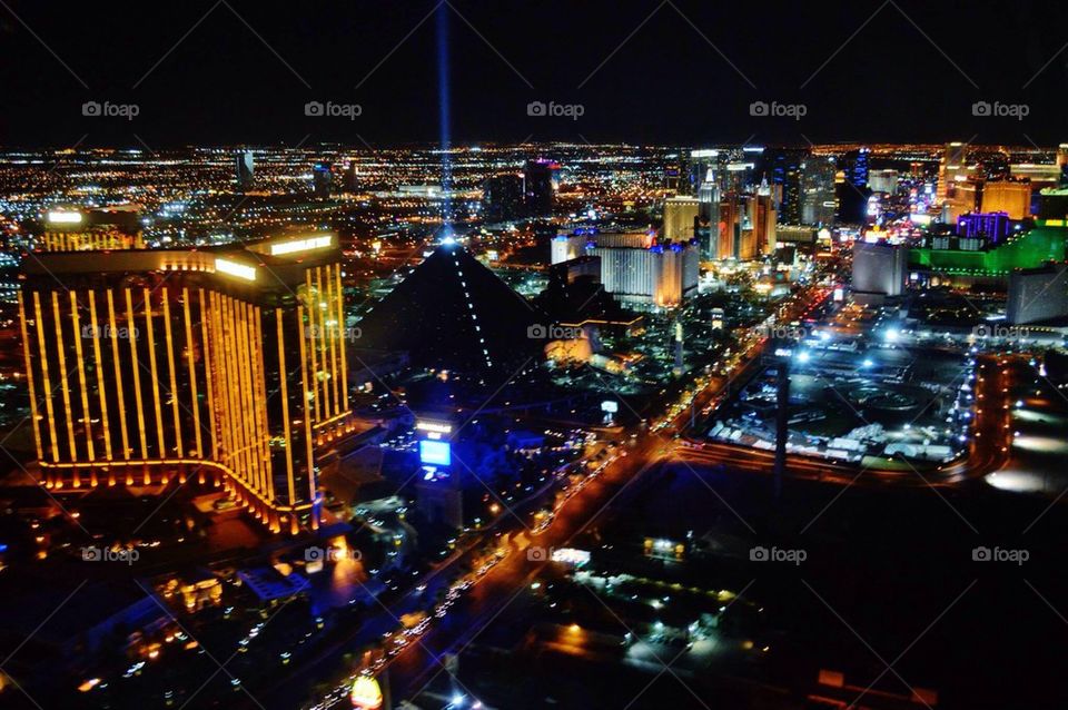 Las Vegas helicopter view 